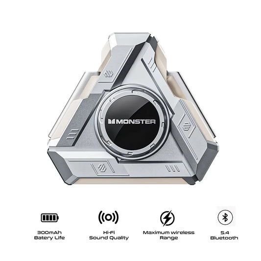 MONSTER Airmars XKT22 (Silver) True Wireless Gaming Earphones