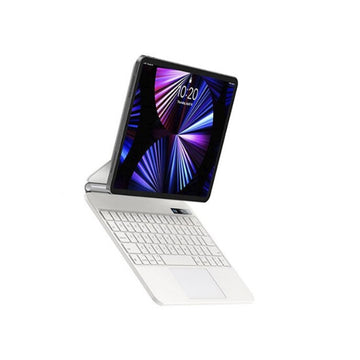 Baseus Brilliance Keyboard II for iPad – Wireless Keyboard Case (White)