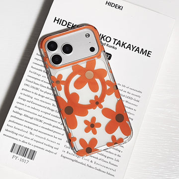 Floral  Case for iPhone 17 Pro & 17 Pro Max | Stylish Protective Floral Cover