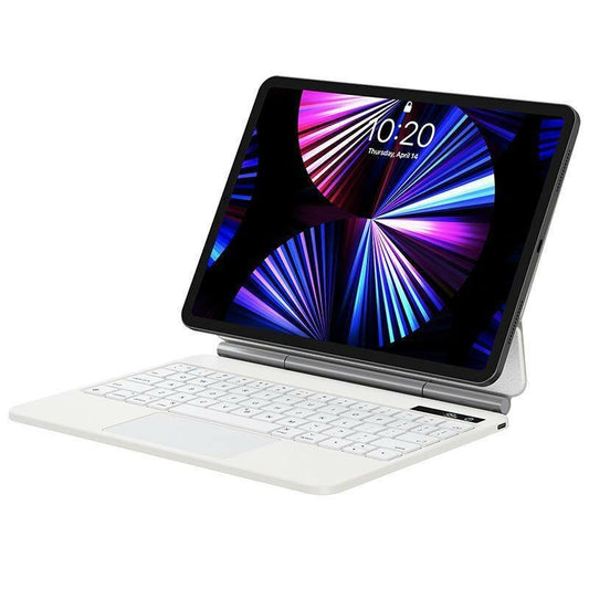 Baseus Brilliance Keyboard II for iPad – Wireless Keyboard Case (White)
