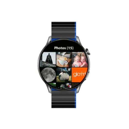 GloriMi Smart Watch M2 Max Dual Strap Black/Blue | Premium Sports Watch