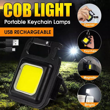 COB MINI FLASHLIGHT - RECHARGEABLE