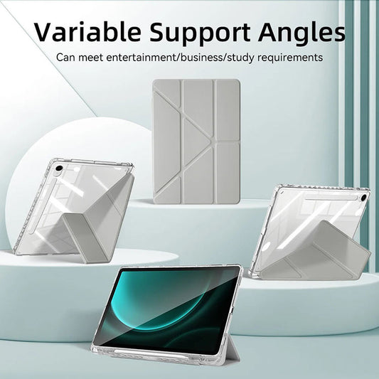 8 Fold Case for Samsung Galaxy Tabs |  Y Fold Case For Samsung Tab  | Pencil Holder | Magnet Smart Case