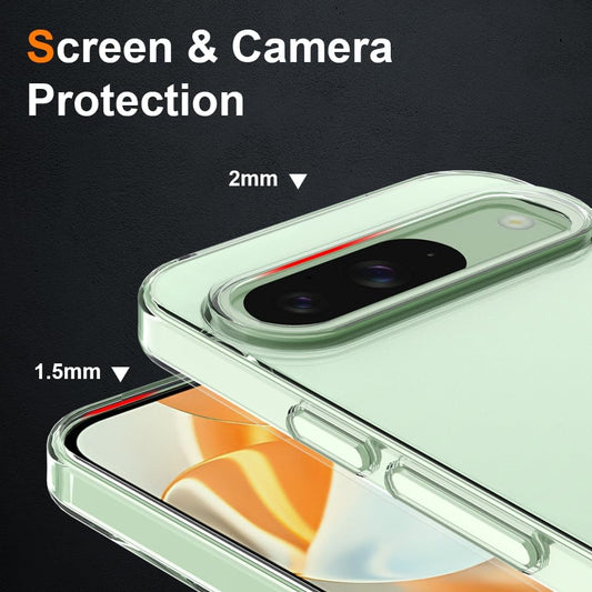 Anti-Slip TPU Transparent Case For Google Pixels 10 Series | TPU Shock-Absorption