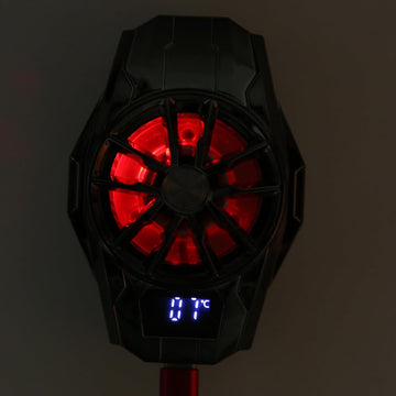 S8 Phone Cooler, Phone Fan with Semiconductor and Digital Temperature Display, Cell Phone Cooler Heatsink Cellphone Radiator