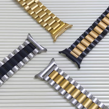 Rolex Two Tone Chain Strap 22mm for Xiaomi/Redmi Watch | Premium Metal Replacement Band