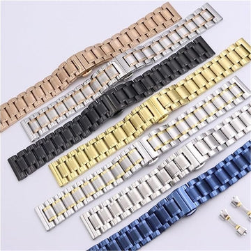 Rolex Solid Tone Chain Strap 22mm for Huawei Watch | Premium Metal Replacement Band