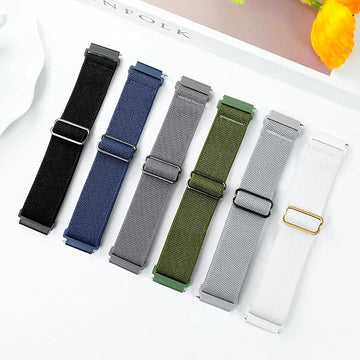 Huawei Watch Nylon Loop Strap 22mm | Adjustable Fabric Replacement Band
