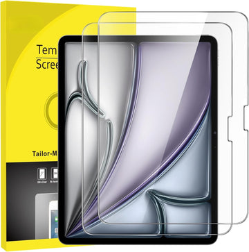 iPad Air 13" (2026) — M4 | Clear Screen Protector | 9H Tempered Glass Film, HD Clear