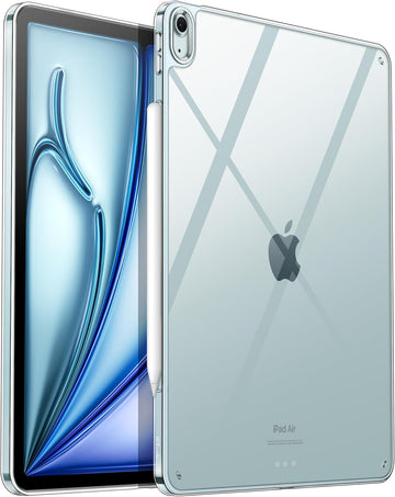 iPad Air 13" (2026) — M4 | Highly Transparent TPU Full Thicken Corners Shockproof Protective Case - Transparent