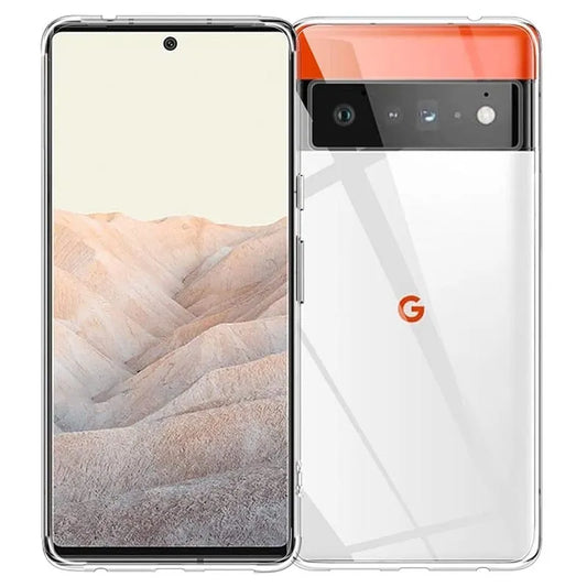 Anti-Slip TPU Transparent Case For Google Pixel 6 Series | TPU Shock-Absorption
