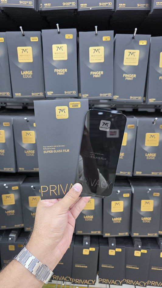 Large edge Privacy Glass for iPhone models