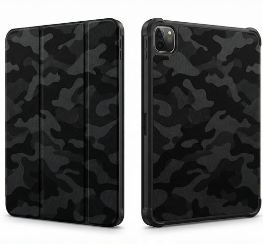 Camouflage Case with Pencil Holder for iPad Pro 11 (2020-2022) Series | Protective Smart Cover
