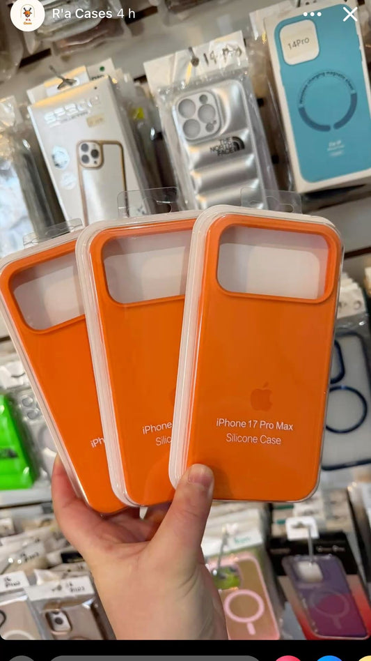 Silicone case for iPhone 17 series