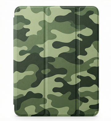 Camouflage Case with Pencil Holder for iPad Pro 11 (2020-2022) Series | Protective Smart Cover
