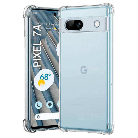 Anti-Slip TPU Transparent Case For Google Pixel 7 Series   | TPU Shock-Absorption