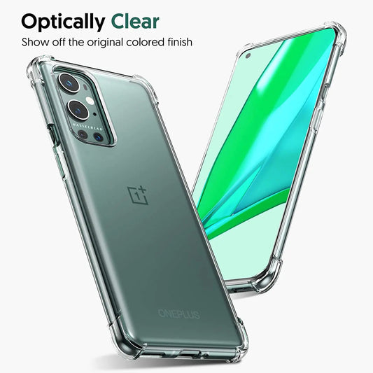 Anti-Slip TPU Transparent Case For OnePlus 9 Series | TPU Shock-Absorption