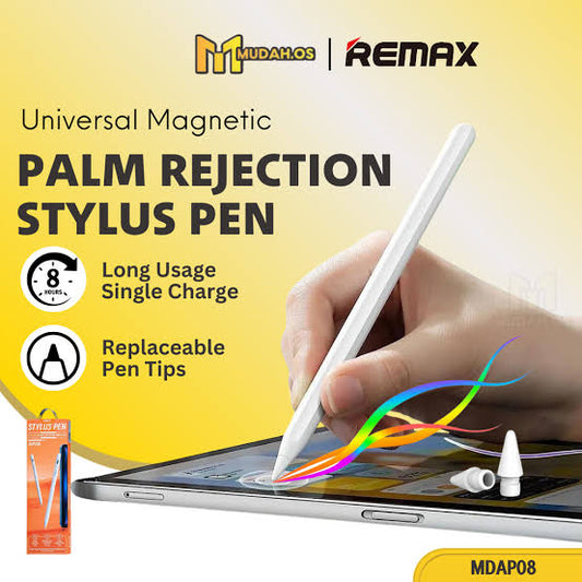 Remax AP08 Dual System Switch Active Stylus Touch Pen with 2 Multi-Purpose Systems With Palm Rejection Magnetic Function