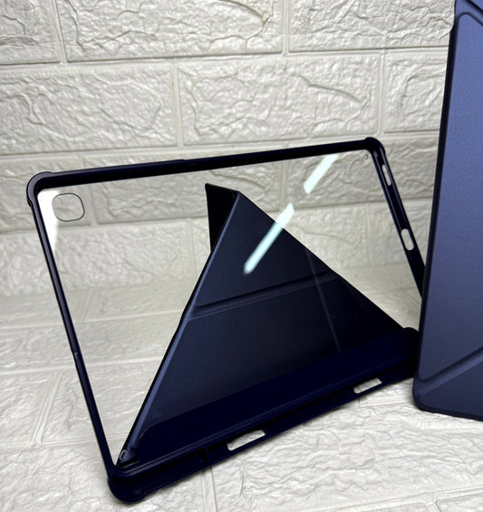 Tab S6 Lite 8-Fold Case with Pen Holder| Stand Cover Protective Case