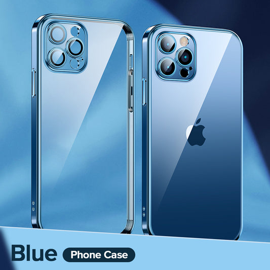 Soft TPU + Electroplated Case With Camera Protection For 12 Pro Max