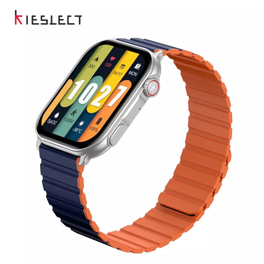 Kieslect Calling Watch KS Pro Silver Double Strap