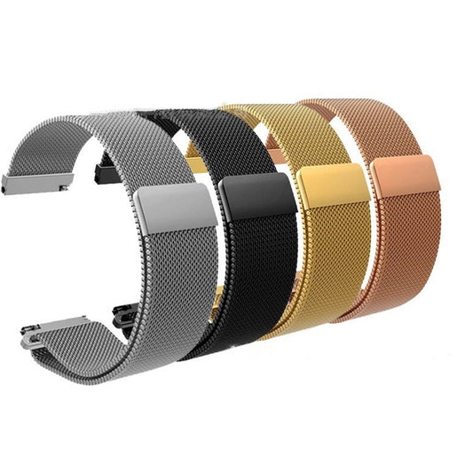 20mm MAGNETIC CHAIN STRAPS FOR SAMSUNG GALAXY WATCH 6, ACTIVE 2, WATCH 4, WATCH 5, WATCH 4 CLASSIC, WATCH ACTIVE, WATCH 3 (41MM)