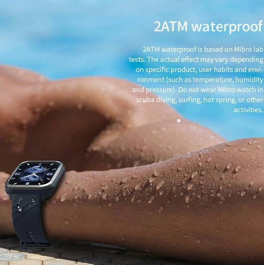 Mibro C3 Smart Watch Navy Blue Dual Strap