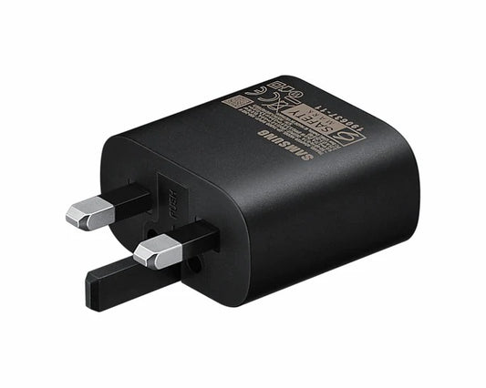 Samsung 25W Power Adapter W/O Cable Black 3pin New Version Original