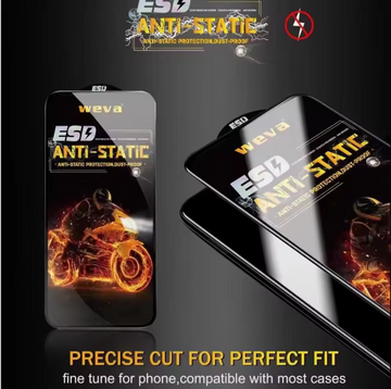 ESD Privacy Glass Screen Protector for iPhone 17 Series – Anti-Spy Tempered Glass Protection