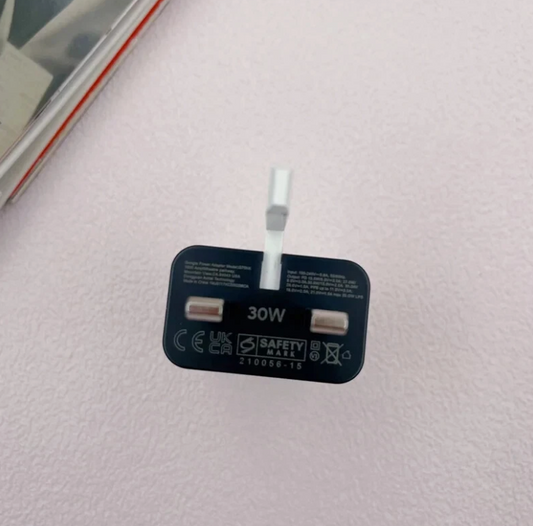 Google Pixel 30W UK Fast Charger | USB-C Power Adapter (Only Charger)