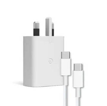 Google Pixel 30W Fast Charger with UK Plug + USB-C Cable | Power Adapter for Pixel & USB-C Devices