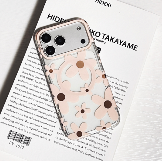 Floral  Case for iPhone 17 Pro & 17 Pro Max | Stylish Protective Floral Cover