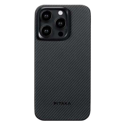 PITAKA Aramid Fiber Case for iPhone 15 & 16 Series | Ultra-Slim MagSafe Compatible Cover