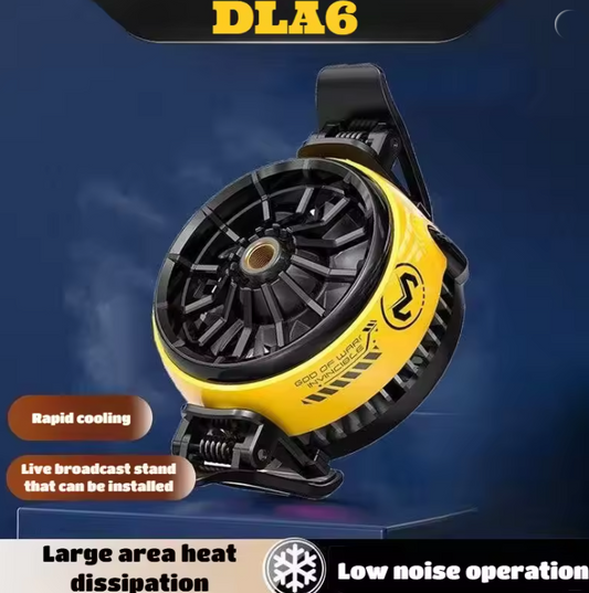 DLA6 MEMO Mobile Phone Semiconductor Radiator for Live Broadcast PUBG Game Cooler for IOS Android Gaming Accessories Cooling Fan