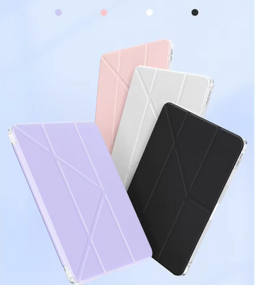 8 Fold Case for Samsung Galaxy Tabs |  Y Fold Case For Samsung Tab  | Pencil Holder | Magnet Smart Case