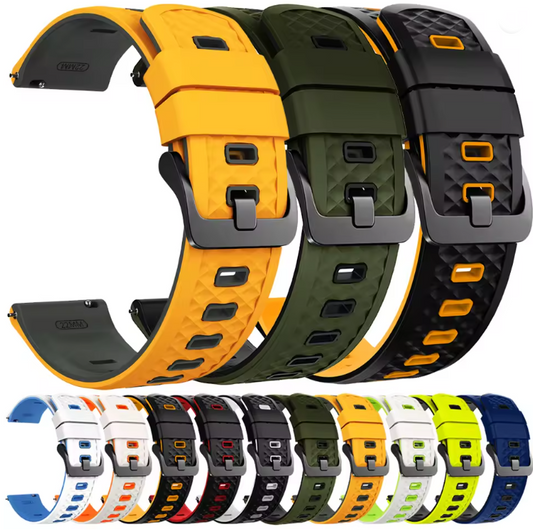 Nothing Watch Two-Tone Silicone Strap 22mm | Sporty Replacement Band