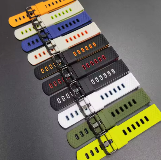 OnePlus Watch Two-Tone Silicone Strap 22mm | Sporty Replacement Band