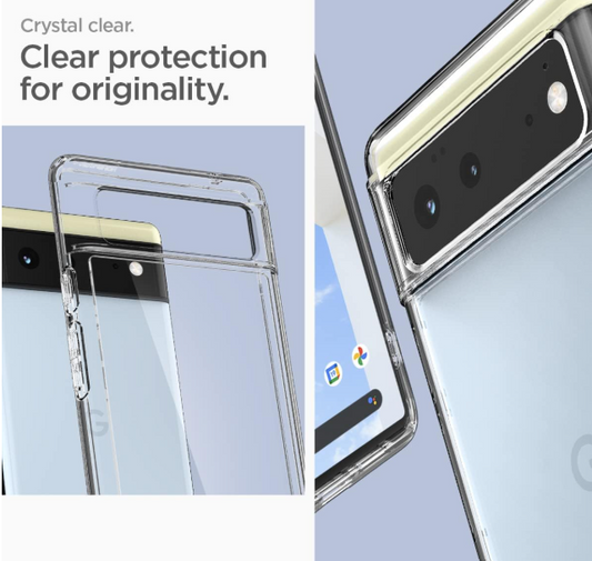 Spigen Premium Clear Case for Google Pixel 6a | Ultra-Slim Transparent Protection Cover