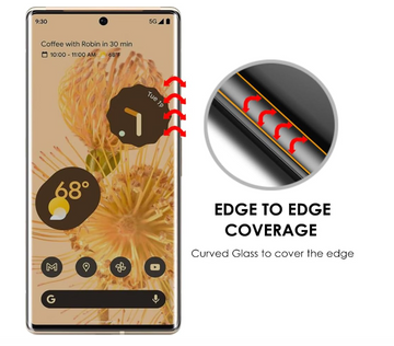 UV Tempered Glass Screen Protector for Google Pixel 6 Pro | Full-Cover Protection