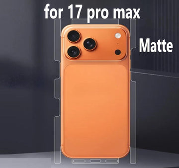 Full Cover Back Hydrogel Film For iPhone 17 Series -Clear Matte Screen Protector Film