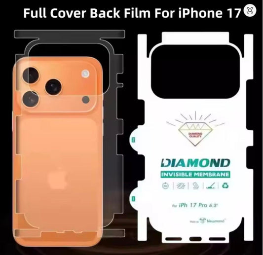 Full Cover Back Hydrogel Film For iPhone 17 Series -Clear Matte Screen Protector Film