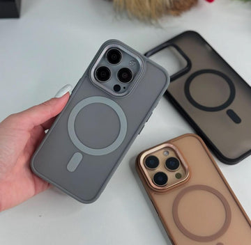 Matte Corrugated MagSafe Case for iPhone Series | Slim Border Protection | Shockproof Matte Finish