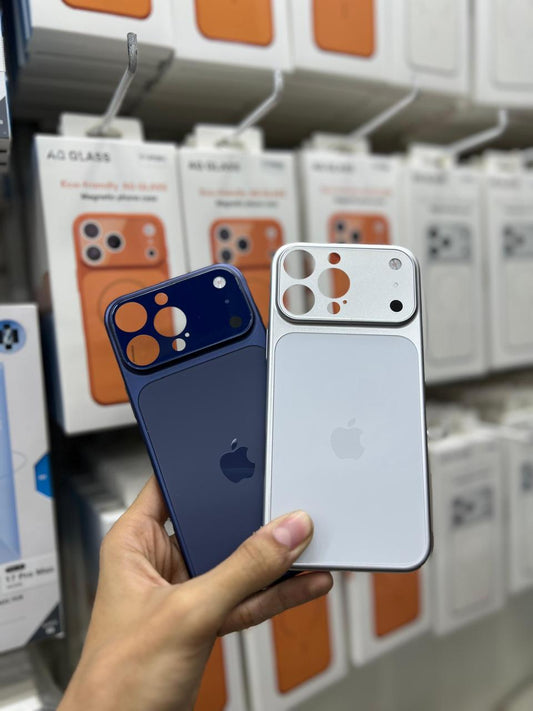 Converter Glass Case with Apple Logo for iPhone |Premium Protective Cover