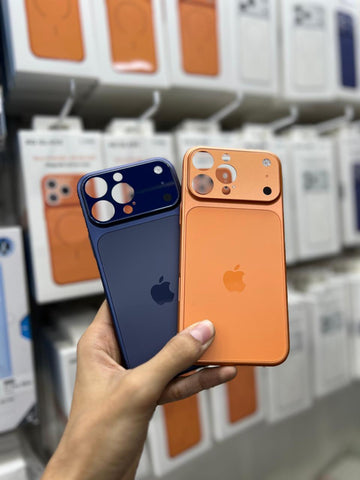 Converter Glass Case with Apple Logo for iPhone |Premium Protective Cover