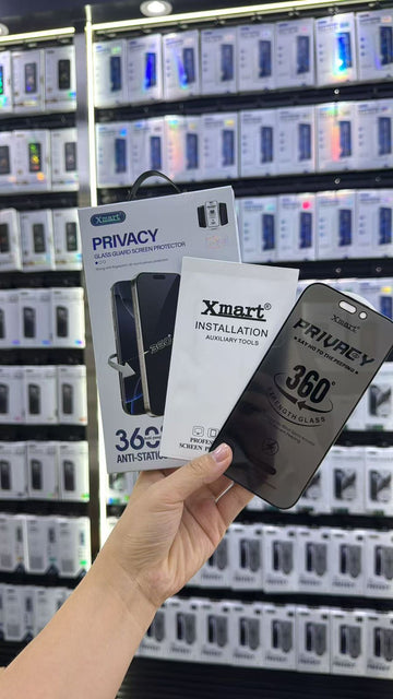 Xmart 360° Privacy Glass for iPhone Series | All-Round Anti-Spy Screen Protector