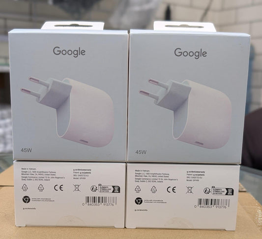 Google Pixel 45W Fast Charger Type-C | Original China Version – Supports up to Pixel 9 (Bulk/Lot Stock)