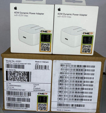 Official G-Next Apple 40W Dynamic Charger | Up to 60W PD Power Adapter – Fast USB-C Charging