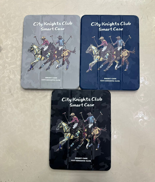 Luxury Polo Leather Smart Case – Elegant Protection for Your iPad