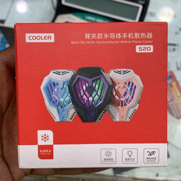 S20 Phone Cooler High Quality Noise Reduction Smartphone Radiator Back Clamped Semiconductor for Pubg Games