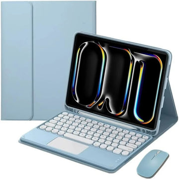 Keyboard case with mouse & cursor for iPads